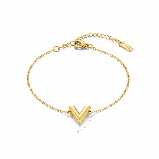 Juniper - V-Shaped Wraparound Bracelet