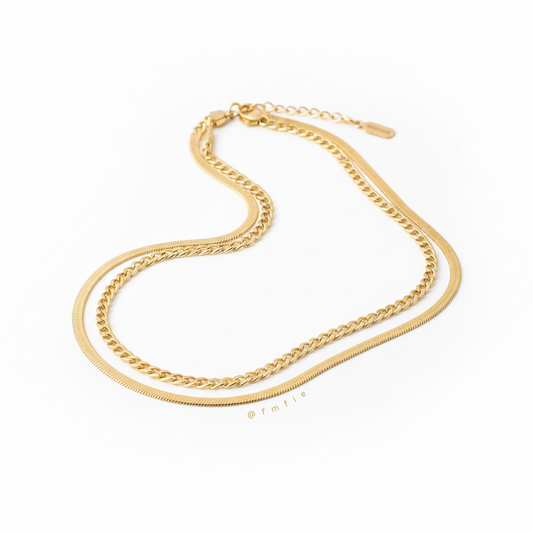 Manon - Chain Layered Necklace